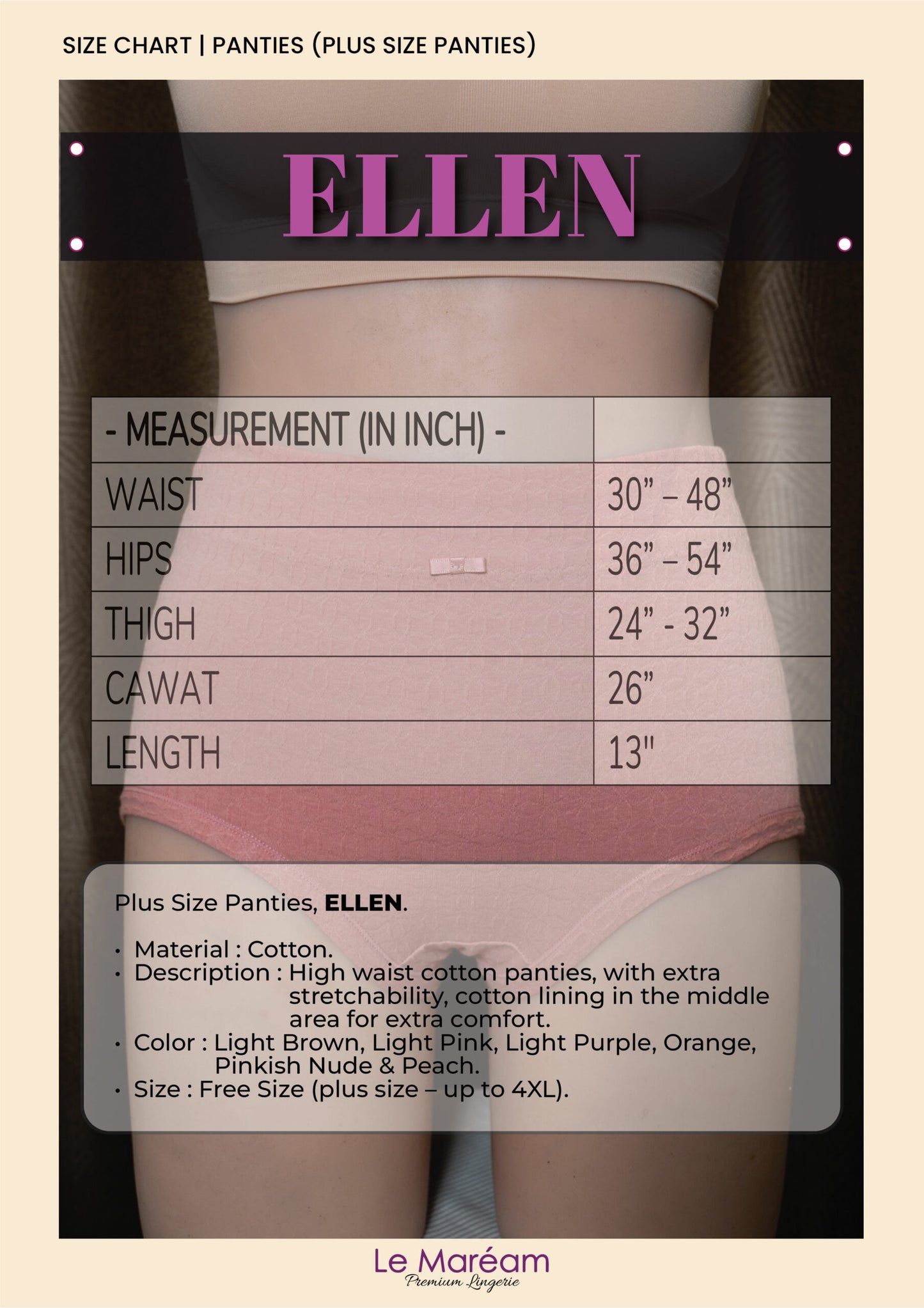 ELLEN (Plus Size Panties)