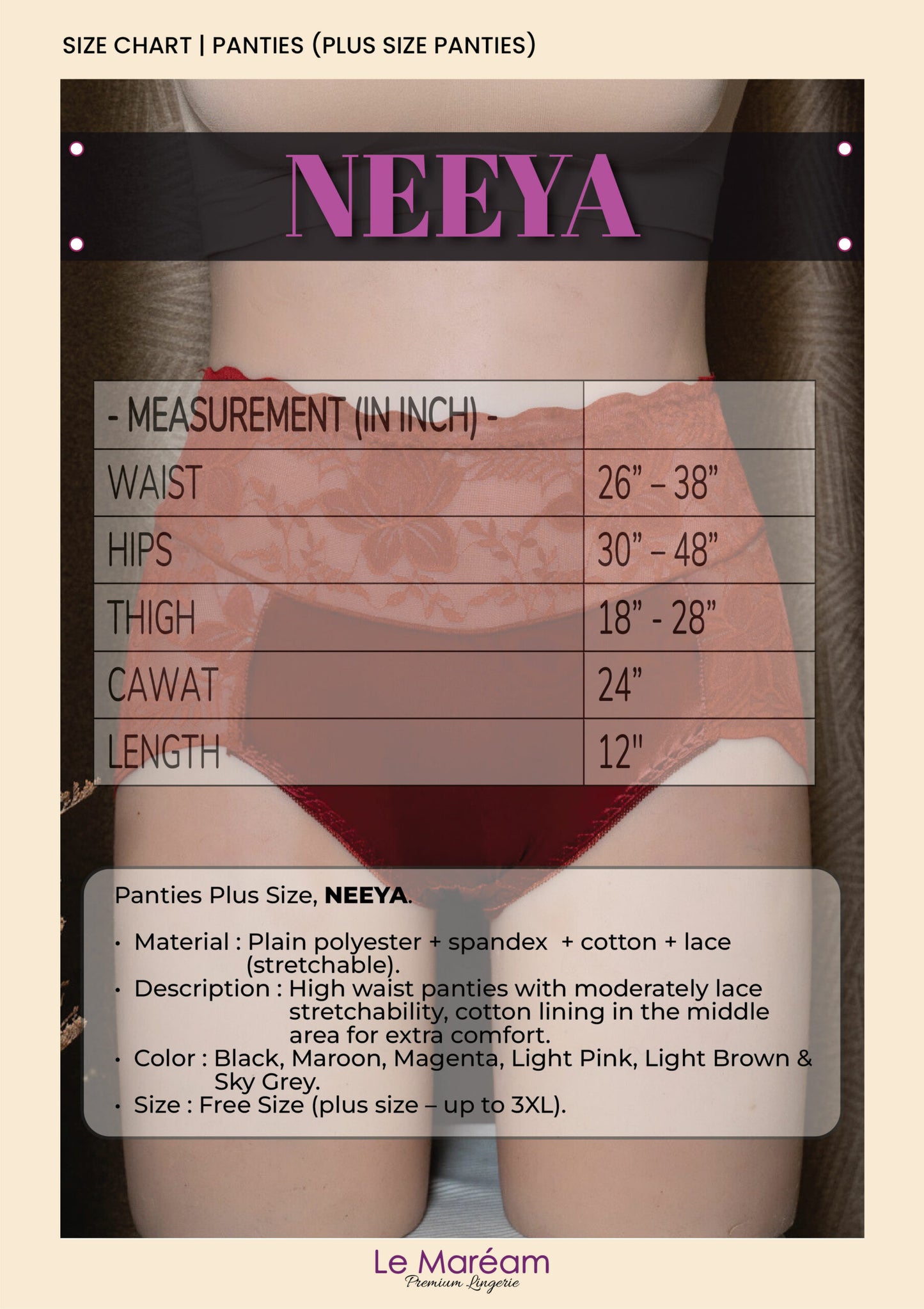 NEEYA (Plus Size Panties)