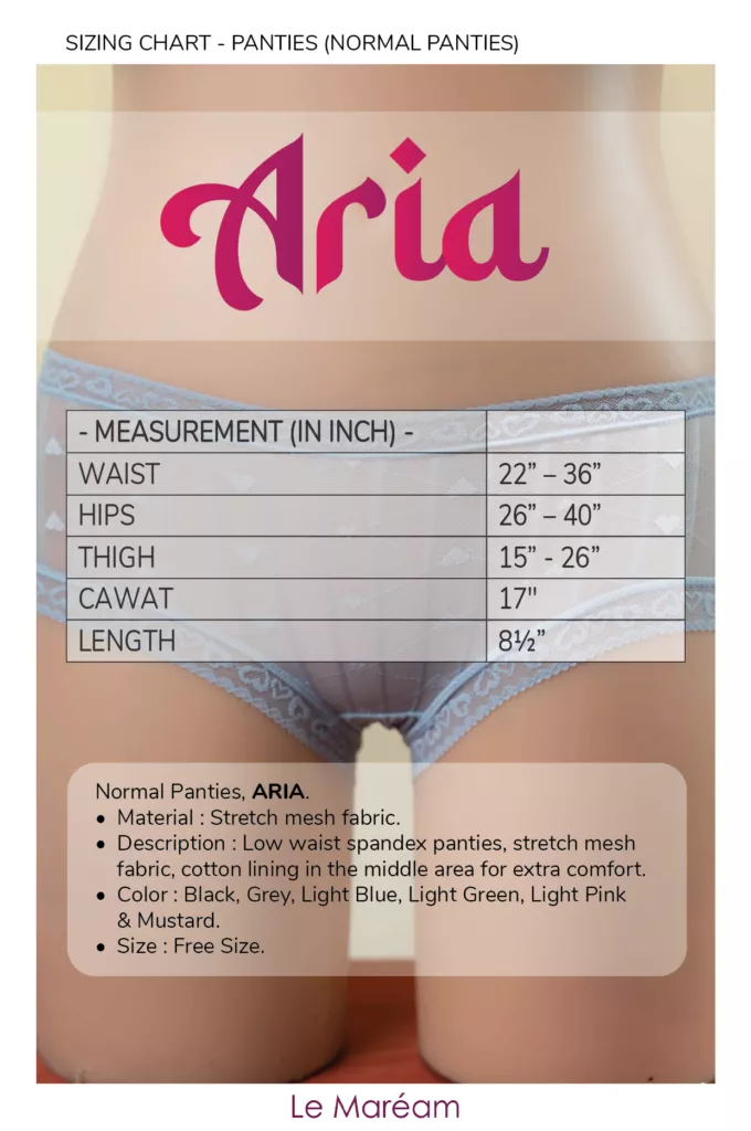 ARIA (Normal Size Panties)