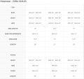SIZE CHART ZARA AZALEA